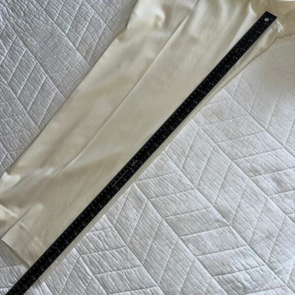 J.Crew Women’s Portia Italian Wool Blend Straight Leg Pants Ivory CI441 Size 14 - Picture 12 of 12